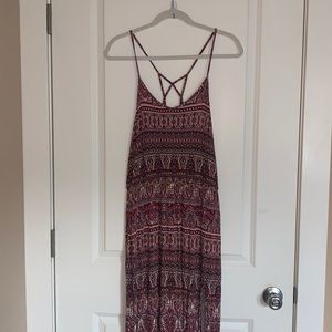 Soft and sexy maxi dress from American Eagle. Slit in front and strapy back